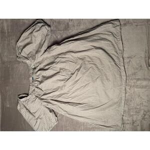 Old Navy Women's Striped Puff Sleeve Dress XL with Pockets